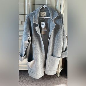 NWT Thread & Supply Cardigan Coat size medium